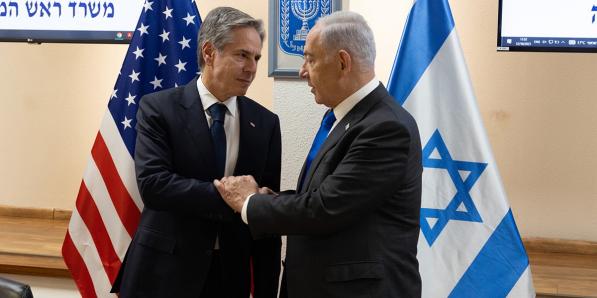 ANTONY BLINKEN et BENJAMIN NETANYAHU,