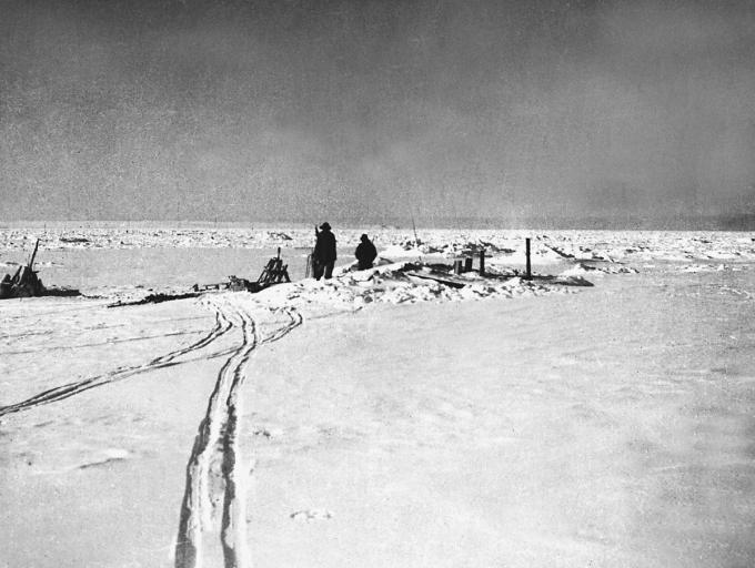 In de winter raakte de hut elke dag ondergesneeuwd en moest Christiane zich een weg naar buiten graven.