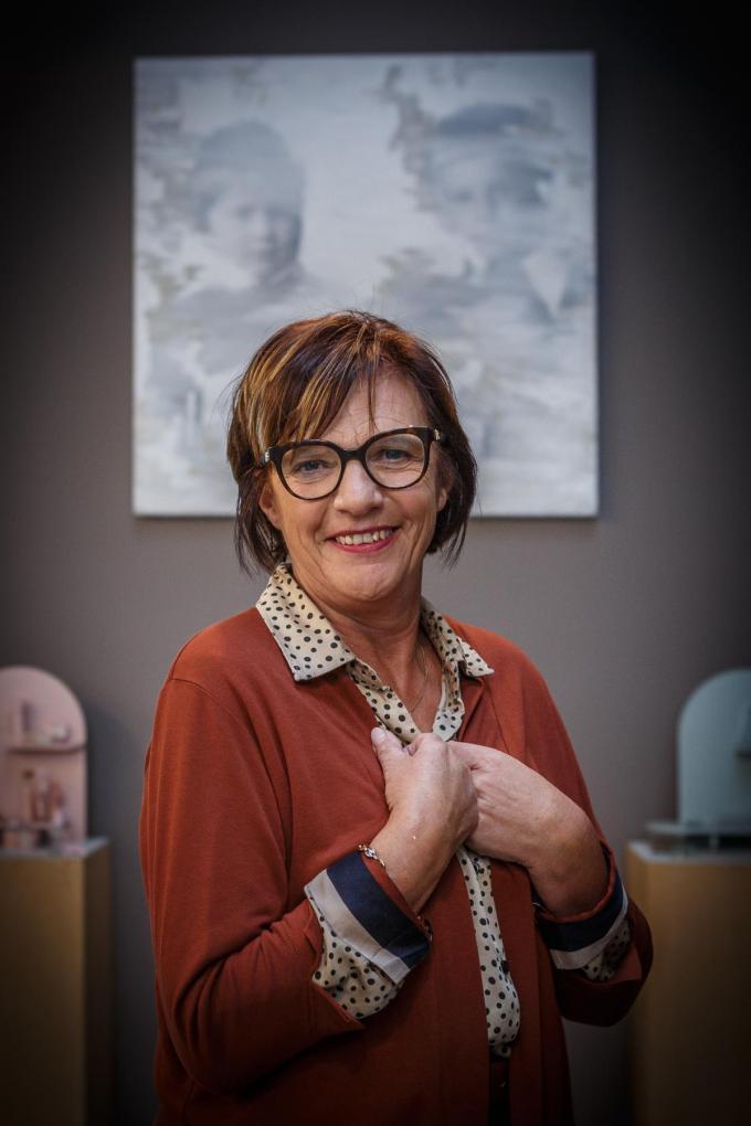 Martine Plovie werkt 40 jaar bij de firma Vanhalst waar ze al in diverse functies actief was.