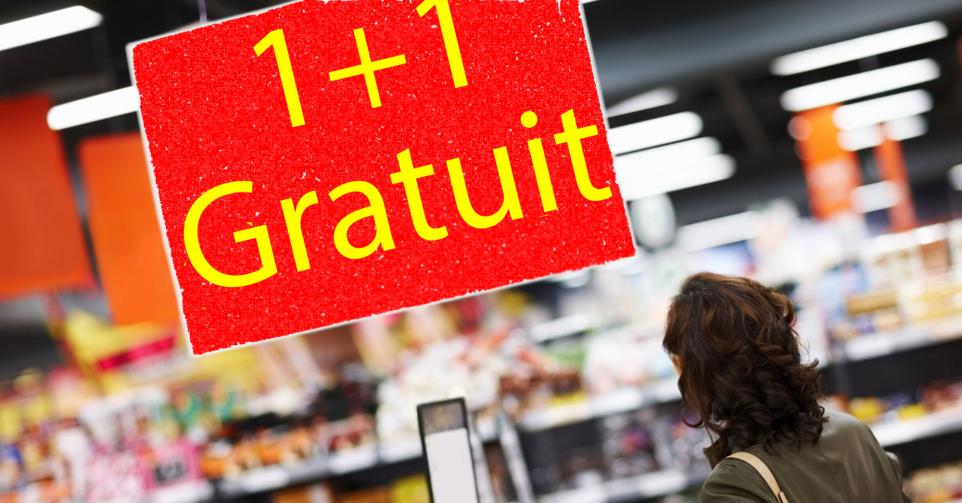 promo 1+1 gratuit